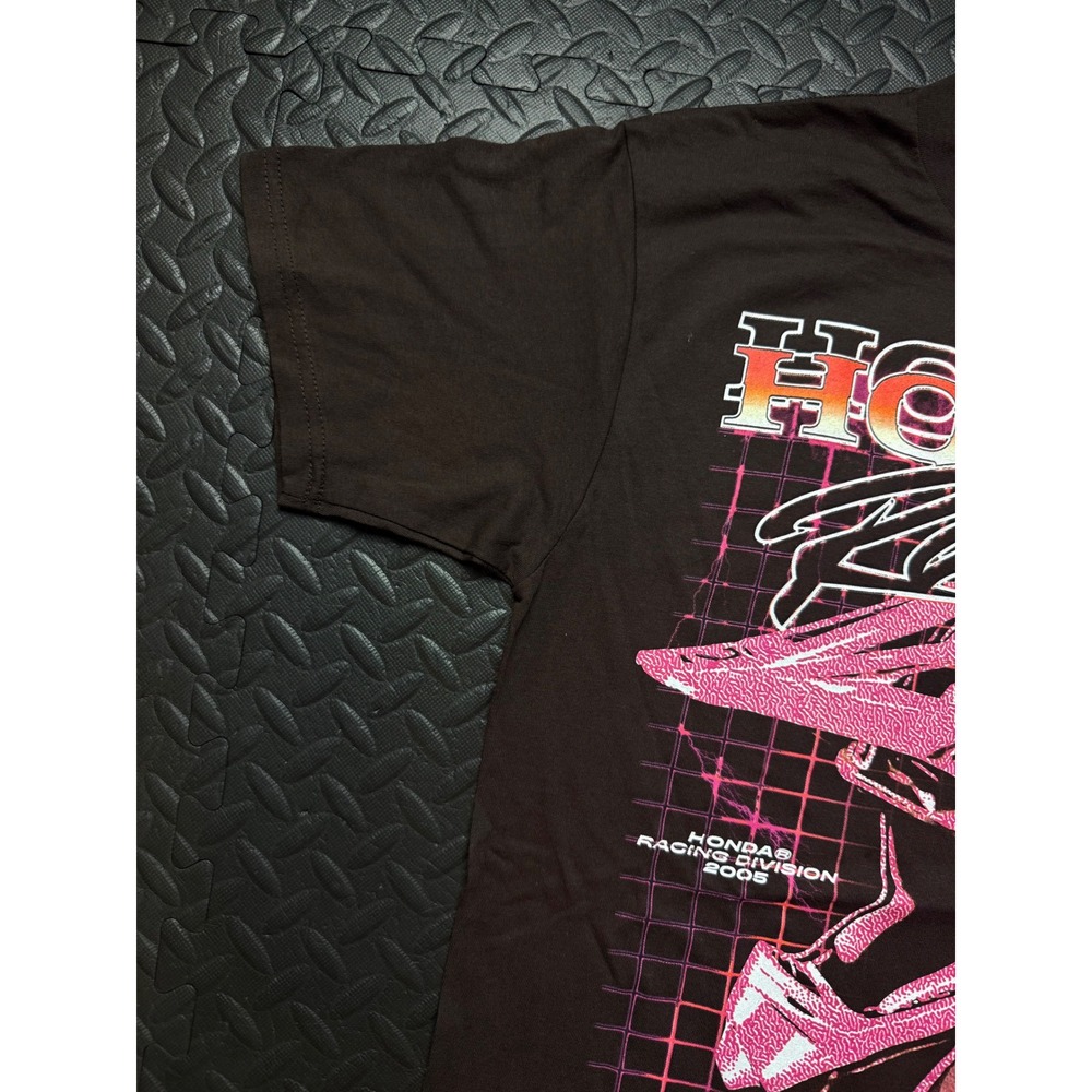 Honda Racing JT Racing USA Circuit Dreams Graphic T-Shirt Brown Mens L - Picture 4 of 8